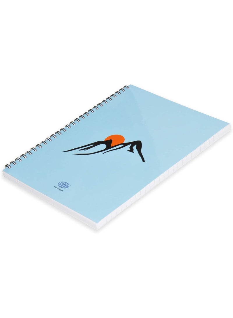 FIS Spiral Soft Cover Notebook Single Line 9X7 Inch, 100-Sheets 10-Piece - FSNB971902S - Image 2